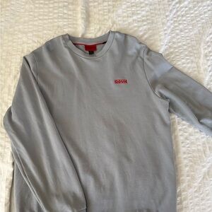 HUGO Gray Crewneck Sweater